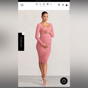 COPY - CLUB L LONDON MATERNITY - NEW LIFE DRESS - size 4
